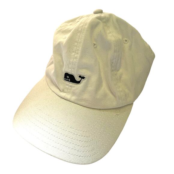 Vineyard Vines Unisex Classic Logo Baseball Cap Hat Adjustable White One Size - Picture 1 of 8